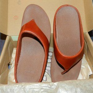 Fitflop Ringer Toe Post Sandal, Size 9. NEW! CUTE!